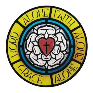 Soli Deo gloria - Luther's Logo Rose