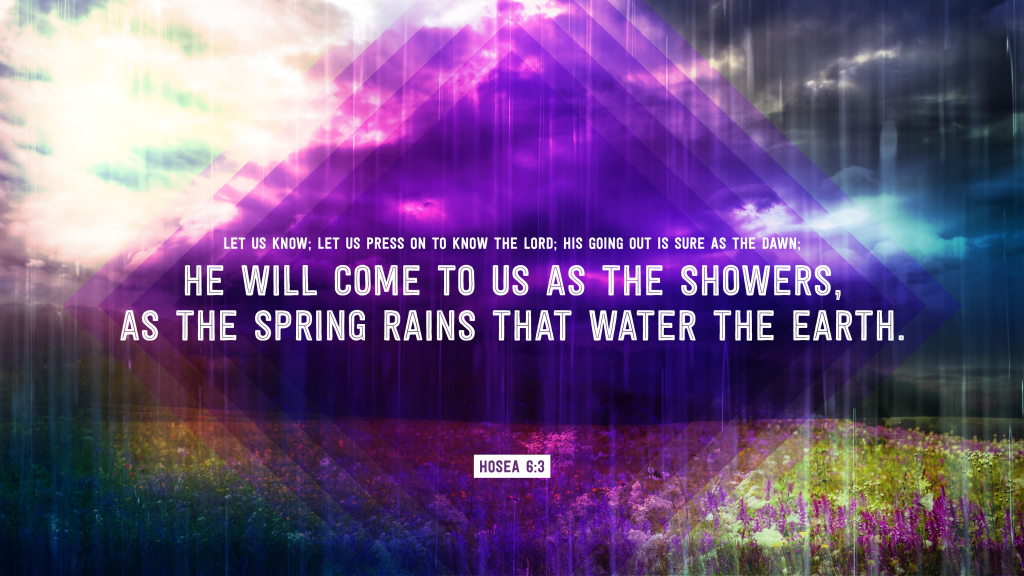 Hosea 6:3 - Knowing God