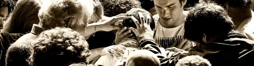 laying on of hands