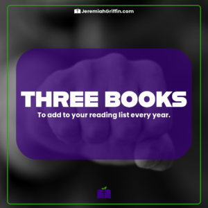 Three books every Christian needs to read at least once. Once a year that is.