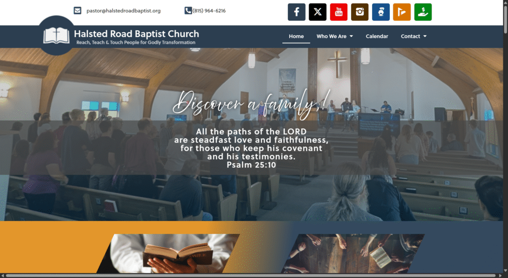 Halsted Road Baptist Church, Rockford, Illinois